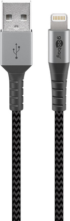 USB 2.0 - Apple Lightning cable Goobay TEXTIL 2m