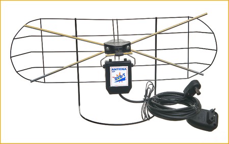 Antena Pokojowa SPACETRONIK ASP-2W GOLD DVB-T2