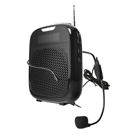 Drátový mikrofonní zesilovač hlasu SP-VA11 +FM