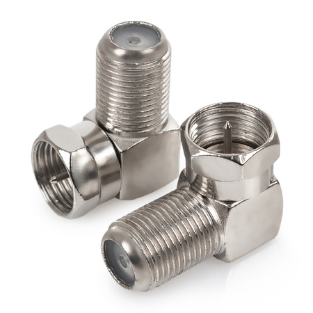 F-uholníkový konektor Spacetronik TV-FT0390 Box 50ks