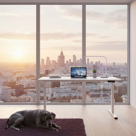 Elektryczne biurko Moris SPE-O112WW 140×70 cm