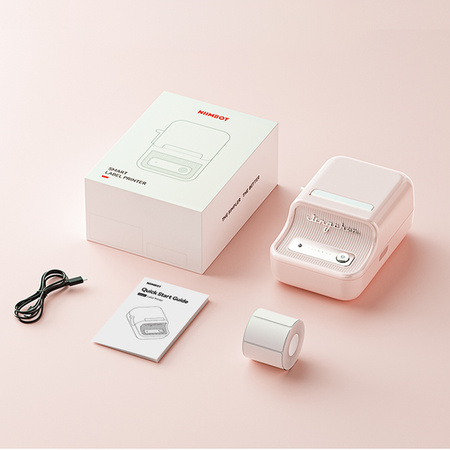 Drukarka etykiet Niimbot B21 Różowa
