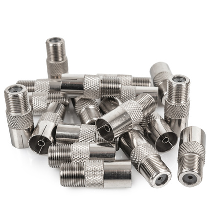 F-socket / TV socket straight TV-IECF01 BOX 100pcs