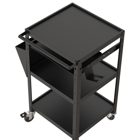 Spacetronik SPC-140B pedestal cart on wheels
