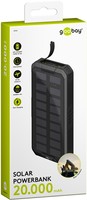 Goobay 20000 mAh powerBank with QC PD solar battery