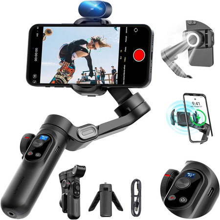 Gimbal 3-osiowy ze statywem do smartfona SMART X P