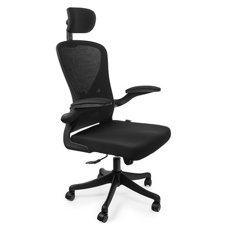 ARON Black swivel office chair