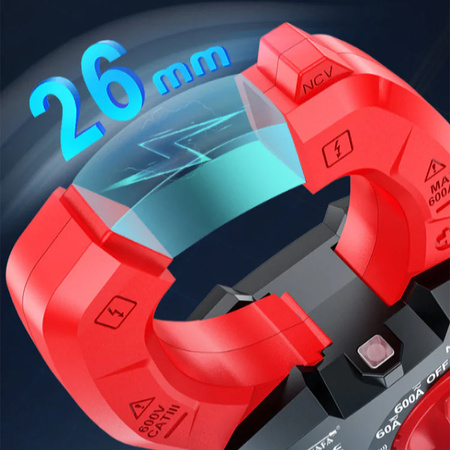 Cyfrowy miernik cęgowy TrueRMS NCV Noyafa NF-6304