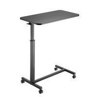 Buddy 02 Lite adjustable rolling table black