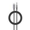 Kabel adaptéru DAC z USB-C na Jack 3,5 mm 1 m šedý