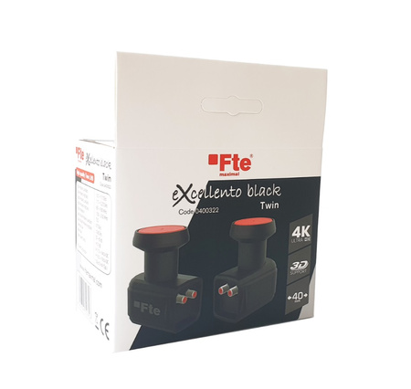 LNB Twin Fte eXcellento Black LTE 01dB