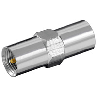 Barrel FME connector plug-in connector Goobay Gold Pin