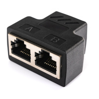 RJ45 1 by 2 network splitter SP-LC21