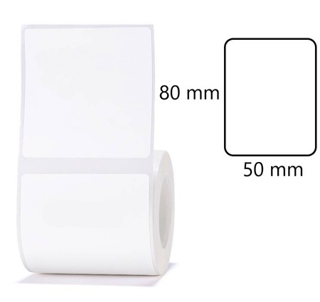 Labels series B Niimbot 50x80 mm 95 pcs white