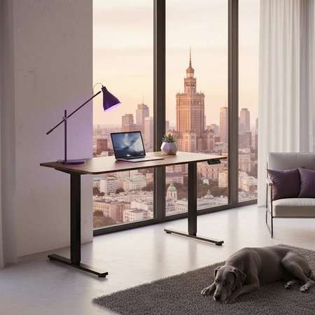 Elektryczne biurko Moris SPE-O112BR 160×80 cm