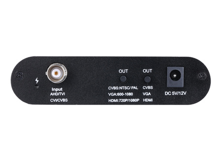 Konwerter AHD/TVI/CVI na HDMI/VGA/CVBS SP-AHTV02
