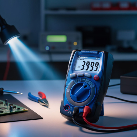 Multimetr cyfrowy 600V TrueRMS AC/DC PeakTech P1021