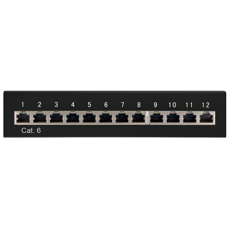 Patch Panel STP CAT 6 Shielded 12-port Goobay