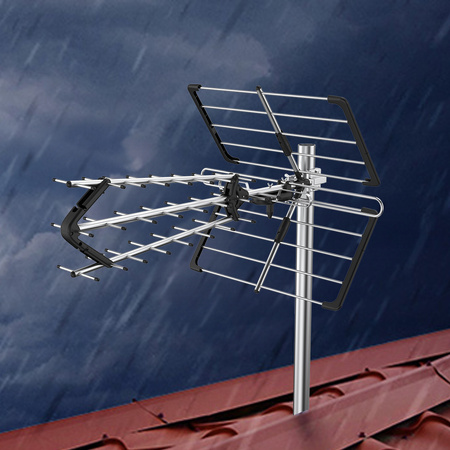 Kombinovaná anténa DVB-T2 Spacetronik EOS PRO černá