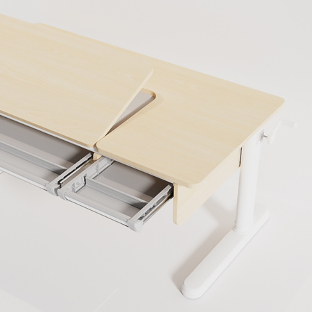 Zestaw dla dziecka: biurko regulowane Spacetronik SPEX106WL + nadstawka SPEX06WL 97 cm