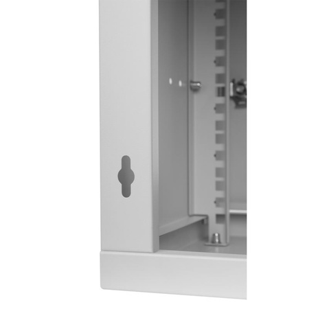 10'' RACK 6U 300x300mm Graue Stahltür