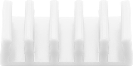 Organizer kabli klej 3M biały na 5 kabli Goobay