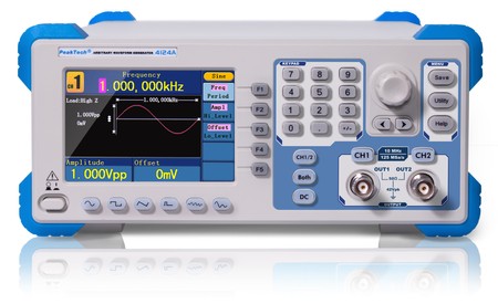 2CH 10 MHz 10W ľubovoľný generátor PeakTech 4124A