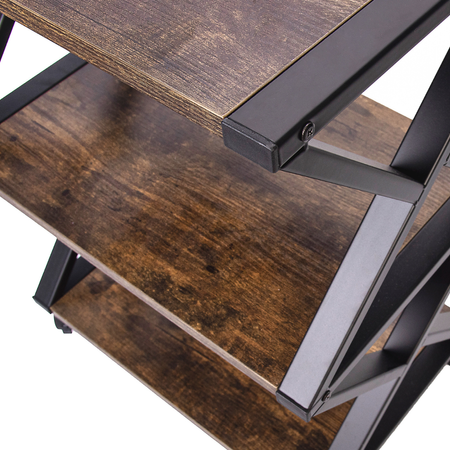 Spacetronik Hugel stojan na monitor čierny