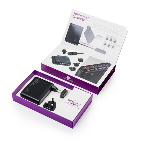 Charging station 140W GaN SR103 LED 6 USB PD+QC3.0