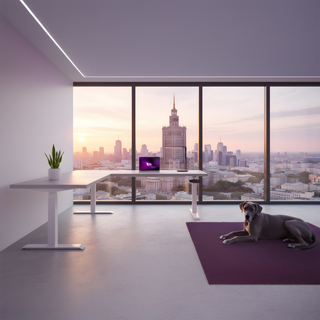 Elektryczny stelaż biurkowy Spacetronik SPE-303VW