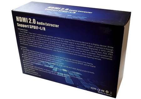 HDMI-HDMI + Audio SPDIF R/L ARC Extractor SPH-AE03