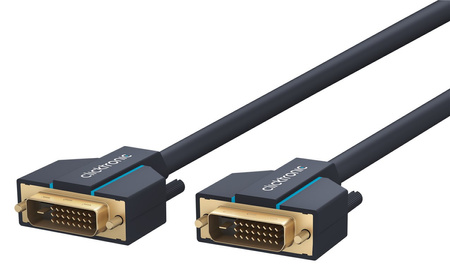 CLICKTRONIC Kabel DVI-D - DVI-D (24+1) 7.5m