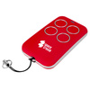 Self-copying universal remote control 280-868 MHz red