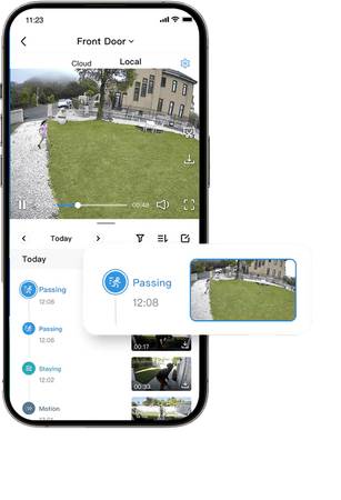 Set of 2 Tuya Aosu SL-C7P-2H Solar Cameras