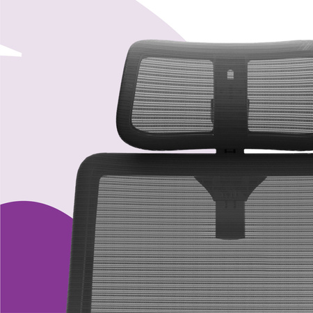 Fotel z podnóżkiem Spacetronik LUMBO 22 Czarny