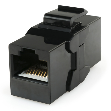 Keystone-Stecker RJ45 CAT 6A gn/gn barrel schwarz