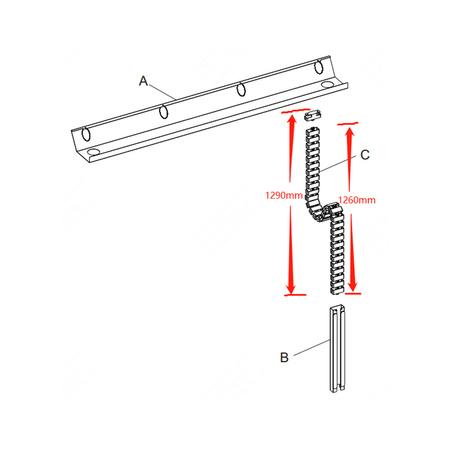 Spacetronik ERGOLINE cable mount SPK-531G