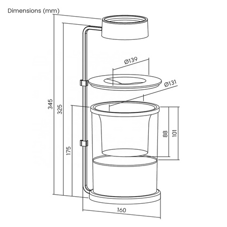 Lampa Uprawowa LED dla Roślin Spacetronik SPGC03