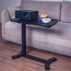 Electric adjustable table with wheels Buddy black
