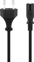 C7 Goobay eight power cable black 18m