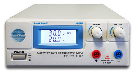 Laboratorní zdroj 600W 30V 20A PeakTech 6155