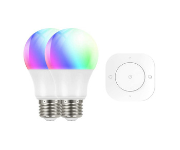 WiFi Prolight 2xE27 RGB RC intelligente Glühbirne