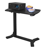 Electric adjustable table with wheels Buddy black