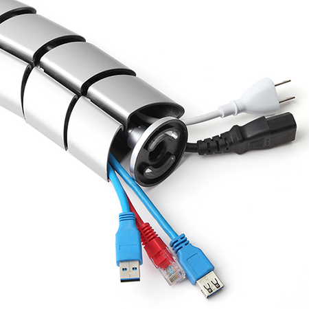 Spacetronik SPK-03B 80cm black cable guide