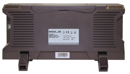 PeakTech 1337 digitales 2-Kanal-USB-100MHz-Oszilloskop
