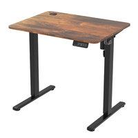 Biurko elektryczne Spacetronik SPEO111BR Moris 80×60 cm rustykalne