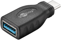 USB-C to USB 3.0 socket adapter Goobay BLACK