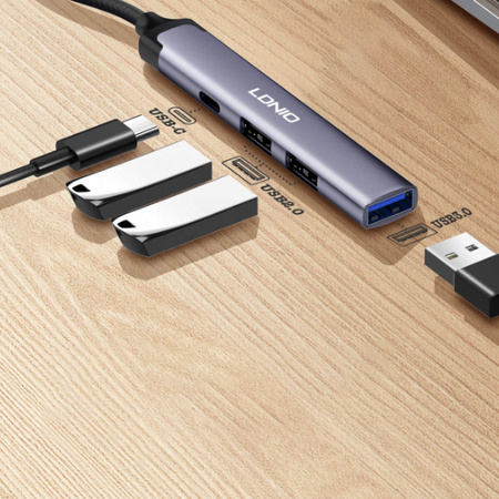 LDNIO DS-34C USB-C HUB Adapter