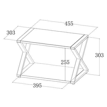 Podstawka pod drukarkę SPC113BR z dodatkową przestrzenią pod urządzeniem
