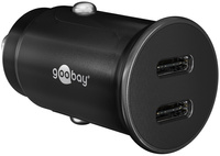 Ładowarka samochodowa 2x USB-C PD 3A 30W Goobay